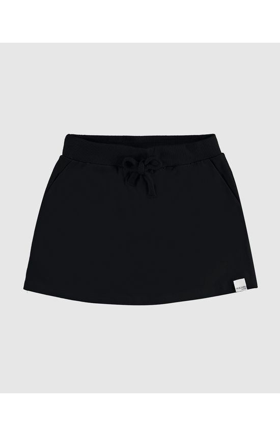 Shorts Saia Infantil Menina Bolso Faca Em Algodão Malwee Kids