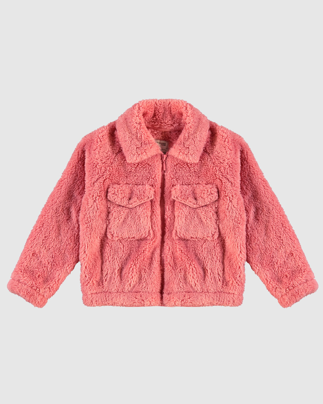 Jaqueta Infantil Menina Ampla Em Pelúcia Malwee Kids