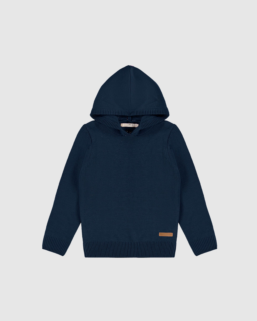 Blusão Infantil Menino Com Capuz Em Tricô Malwee Kids - Imagem 7